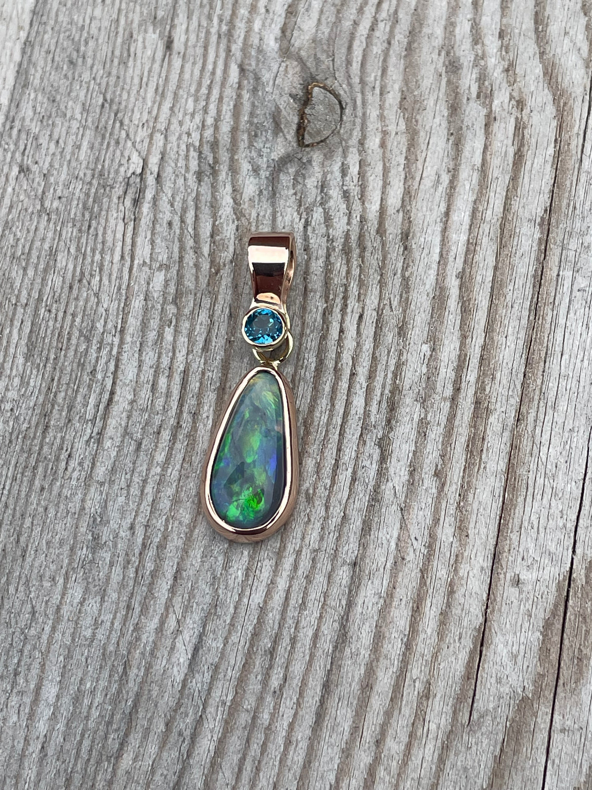 Black Opal Pendant
