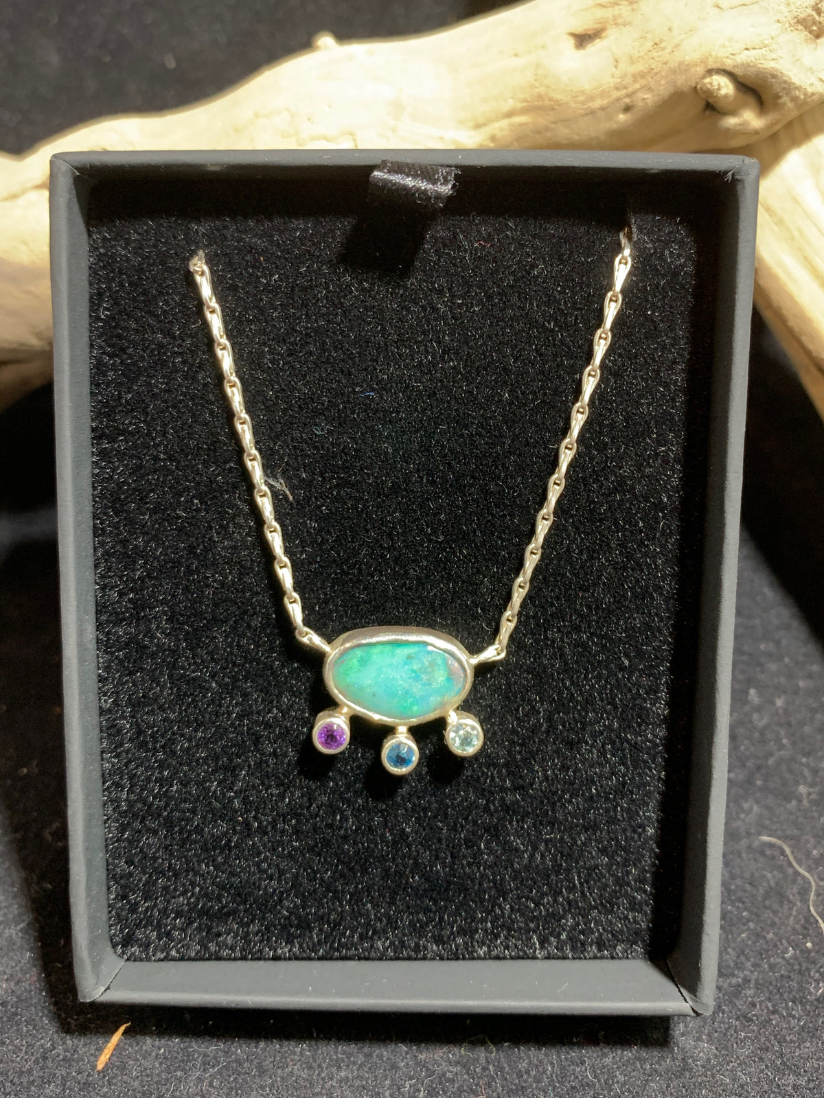 Black Opal Necklace