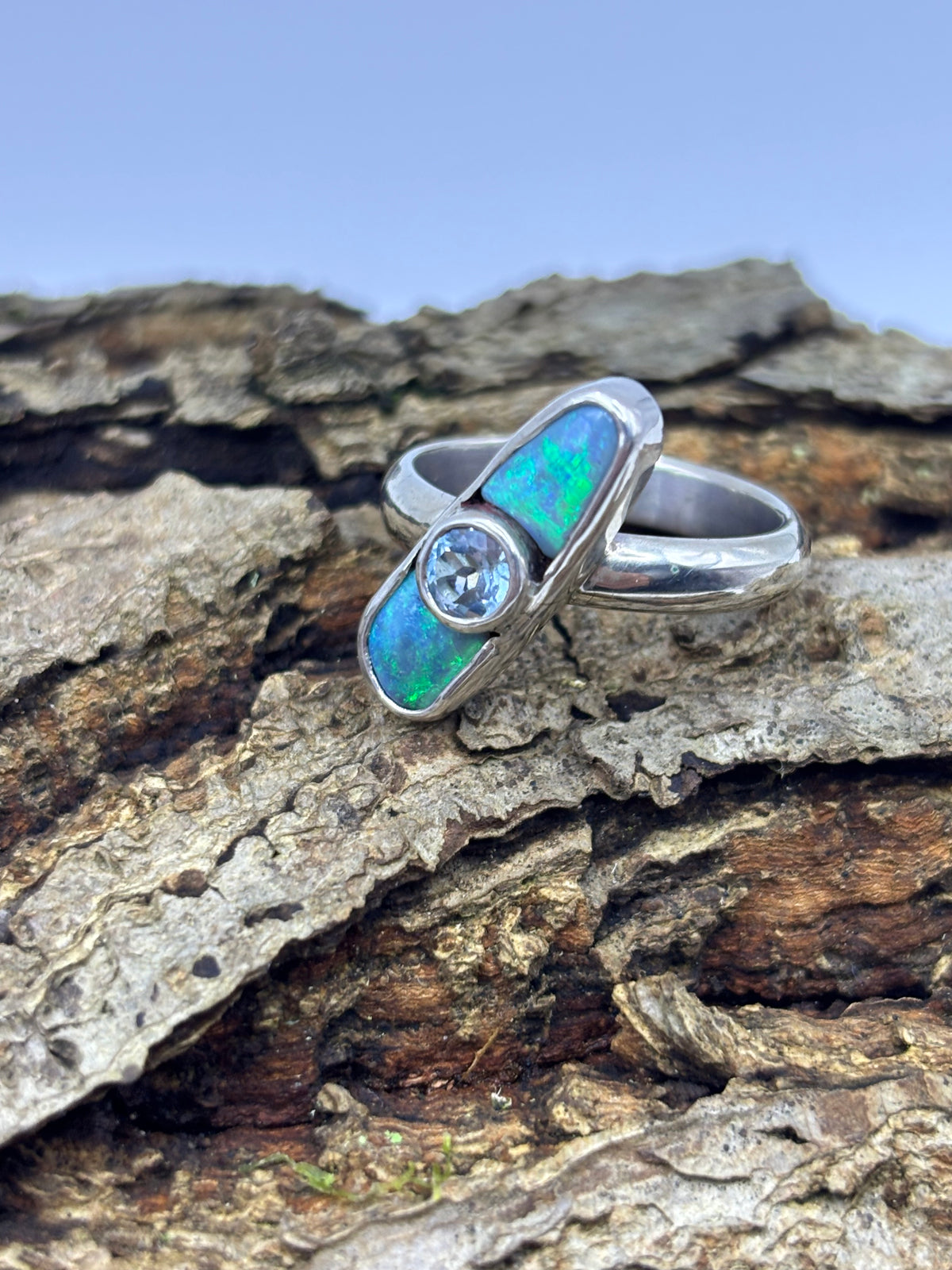 Opal Topaz Ring