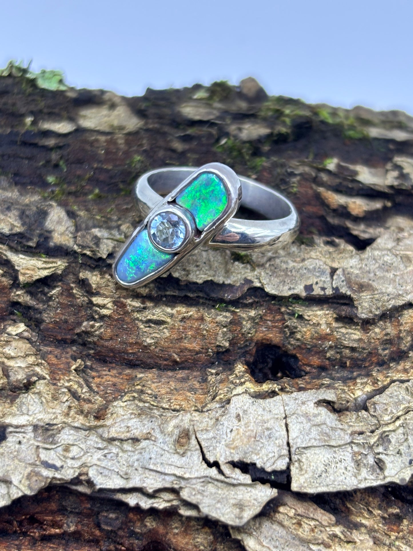 Opal Topaz Ring
