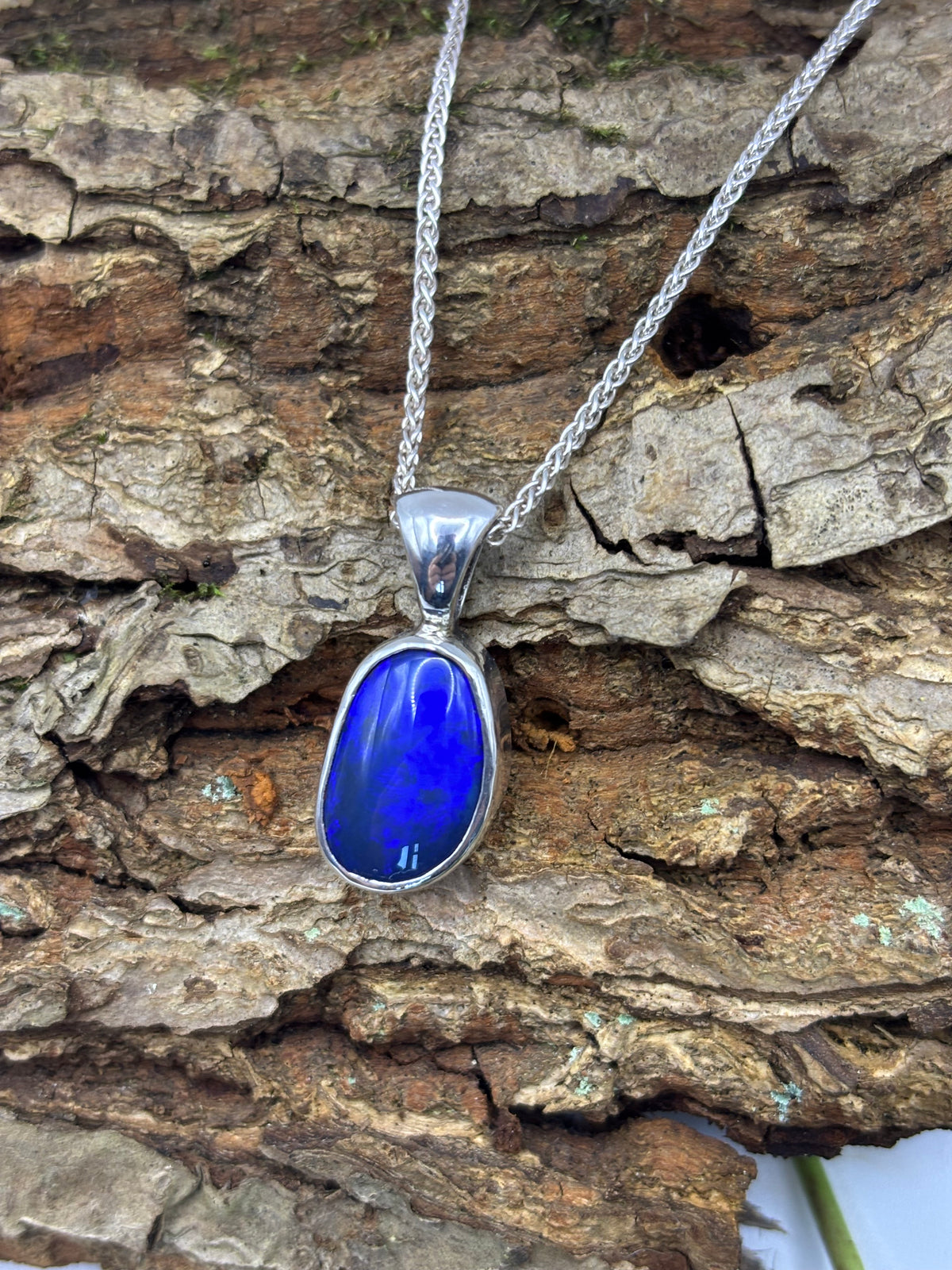 Black Opal Pendant