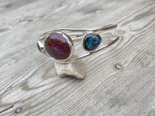 Load image into Gallery viewer, Boulder Opal and Silver Bracelet
