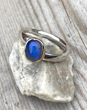 Load image into Gallery viewer, Dark Crystal Opal Ring
