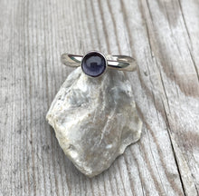 Load image into Gallery viewer, Iolite Solitaire Ring
