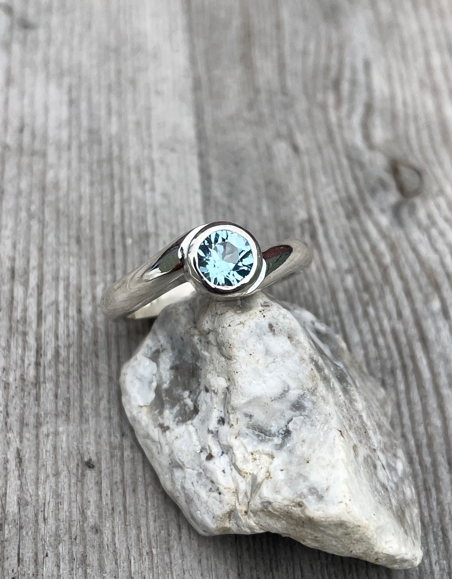 Topaz Silver Ring