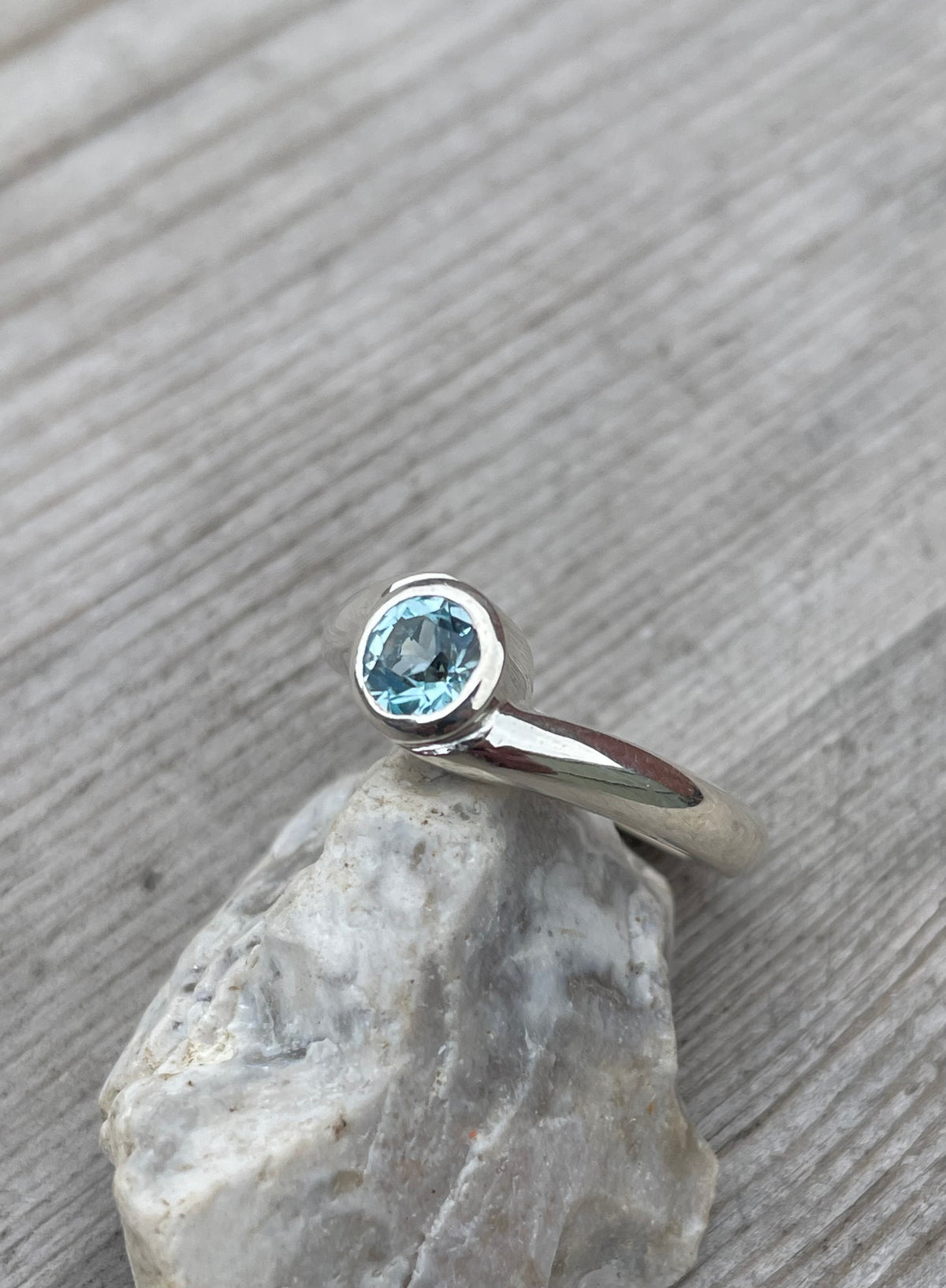Topaz Silver Ring