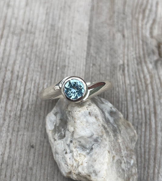 Topaz Silver Ring