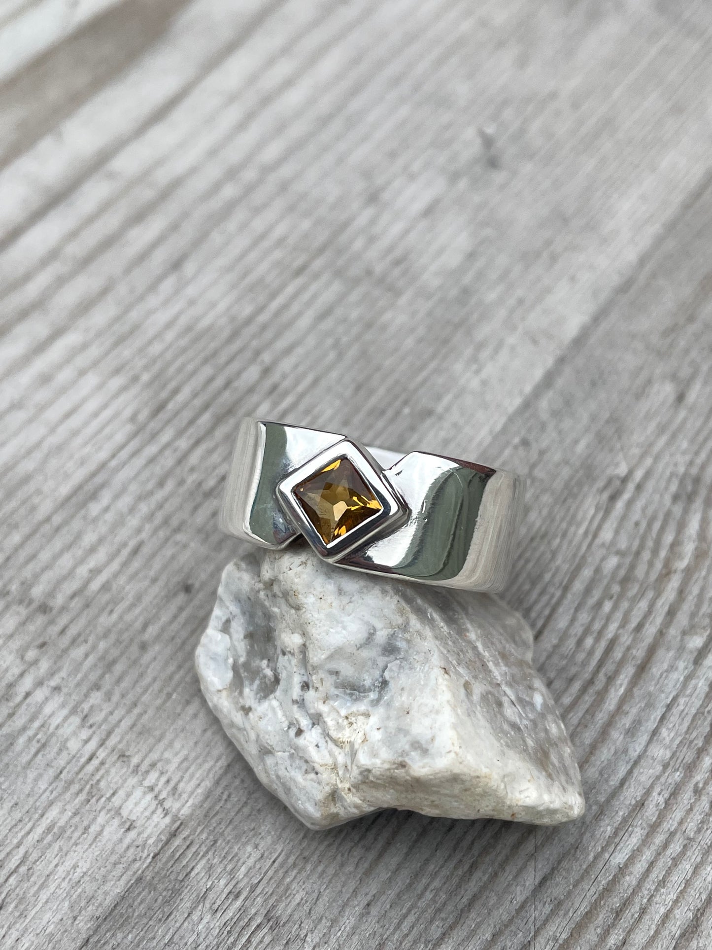 Bold Citrine Ring