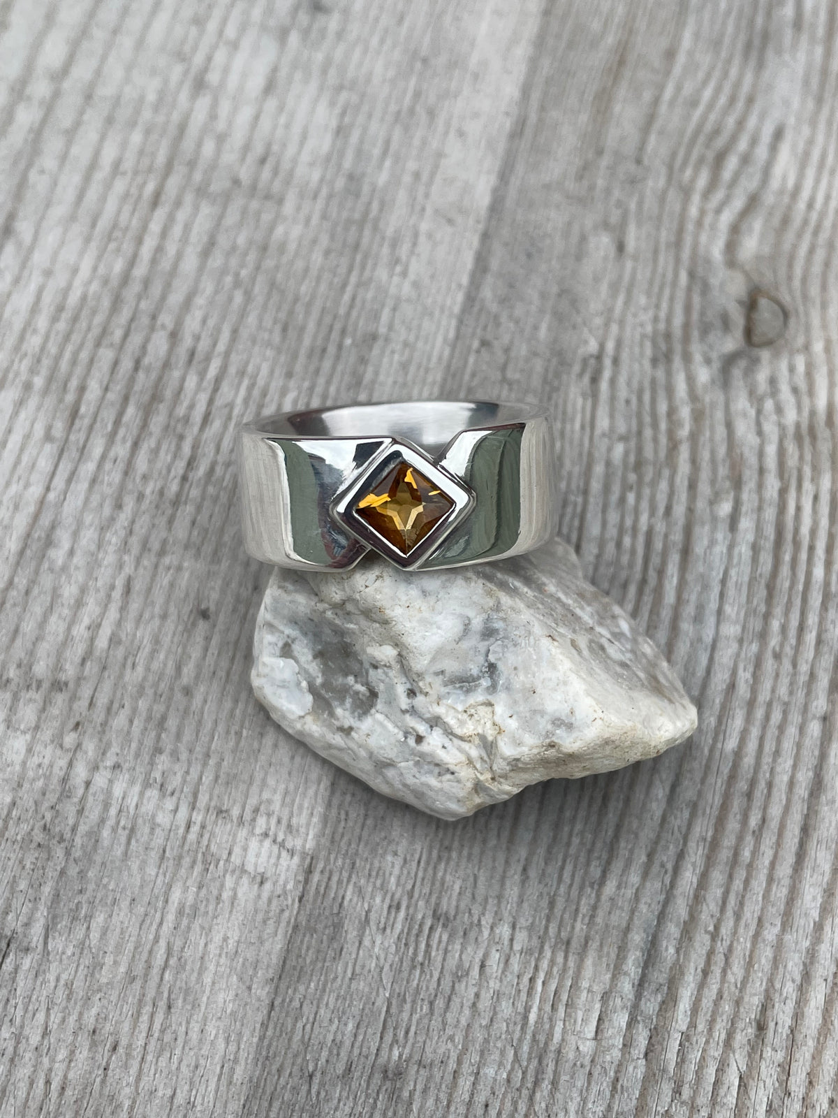 Bold Citrine Ring