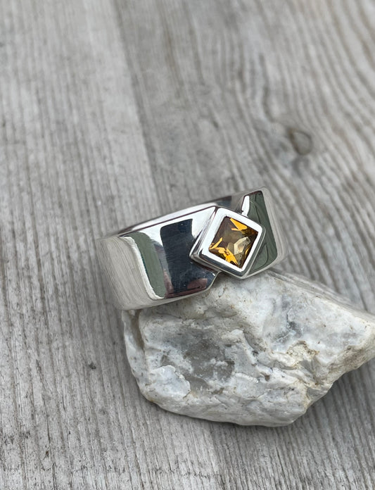 Bold Citrine Ring