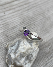 Load image into Gallery viewer, Sterling Silver Amethyst Ring
