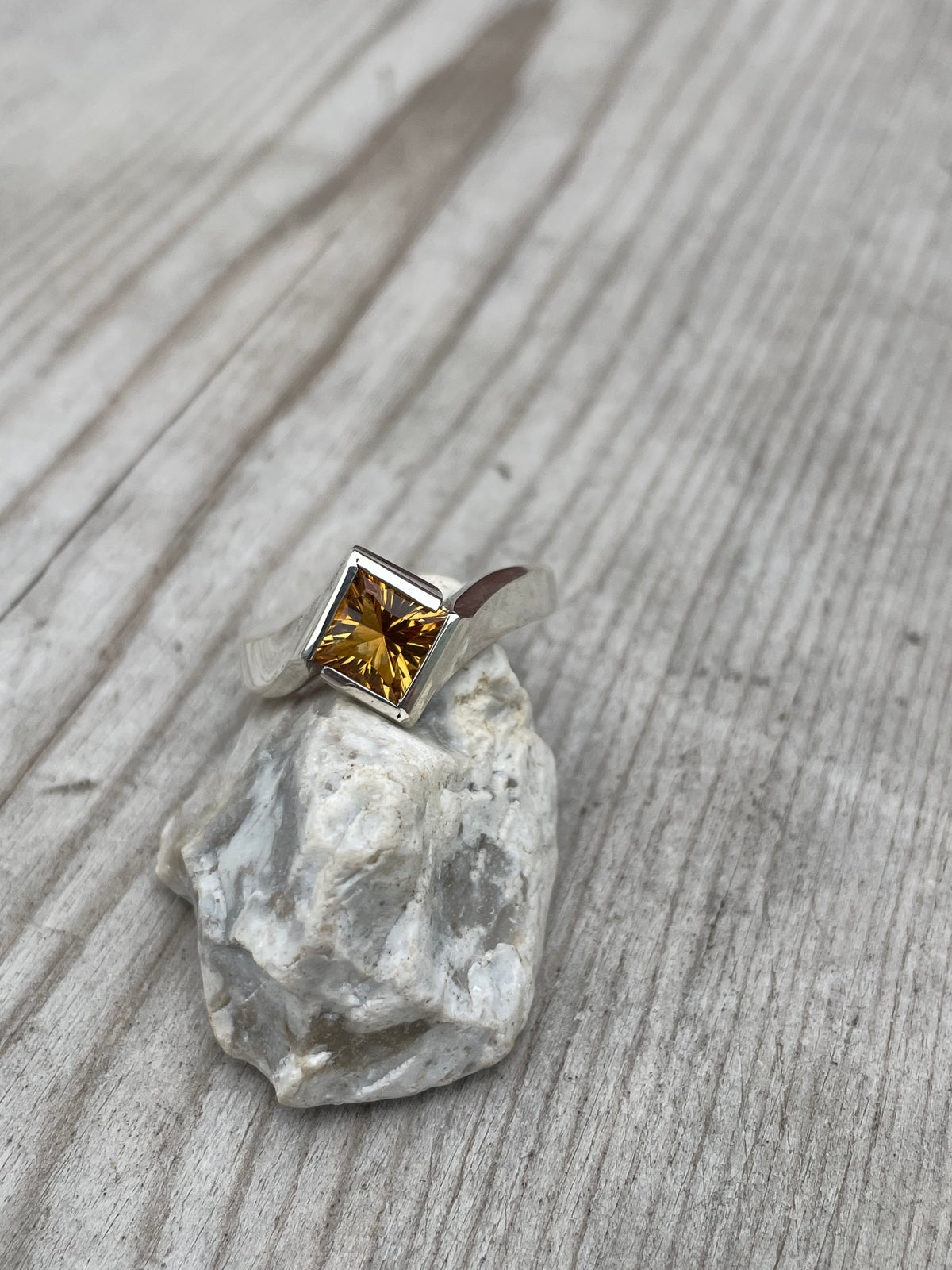 Sterling silver Citrine Ring