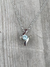 Load image into Gallery viewer, Sterling Silver and Topaz Pendant
