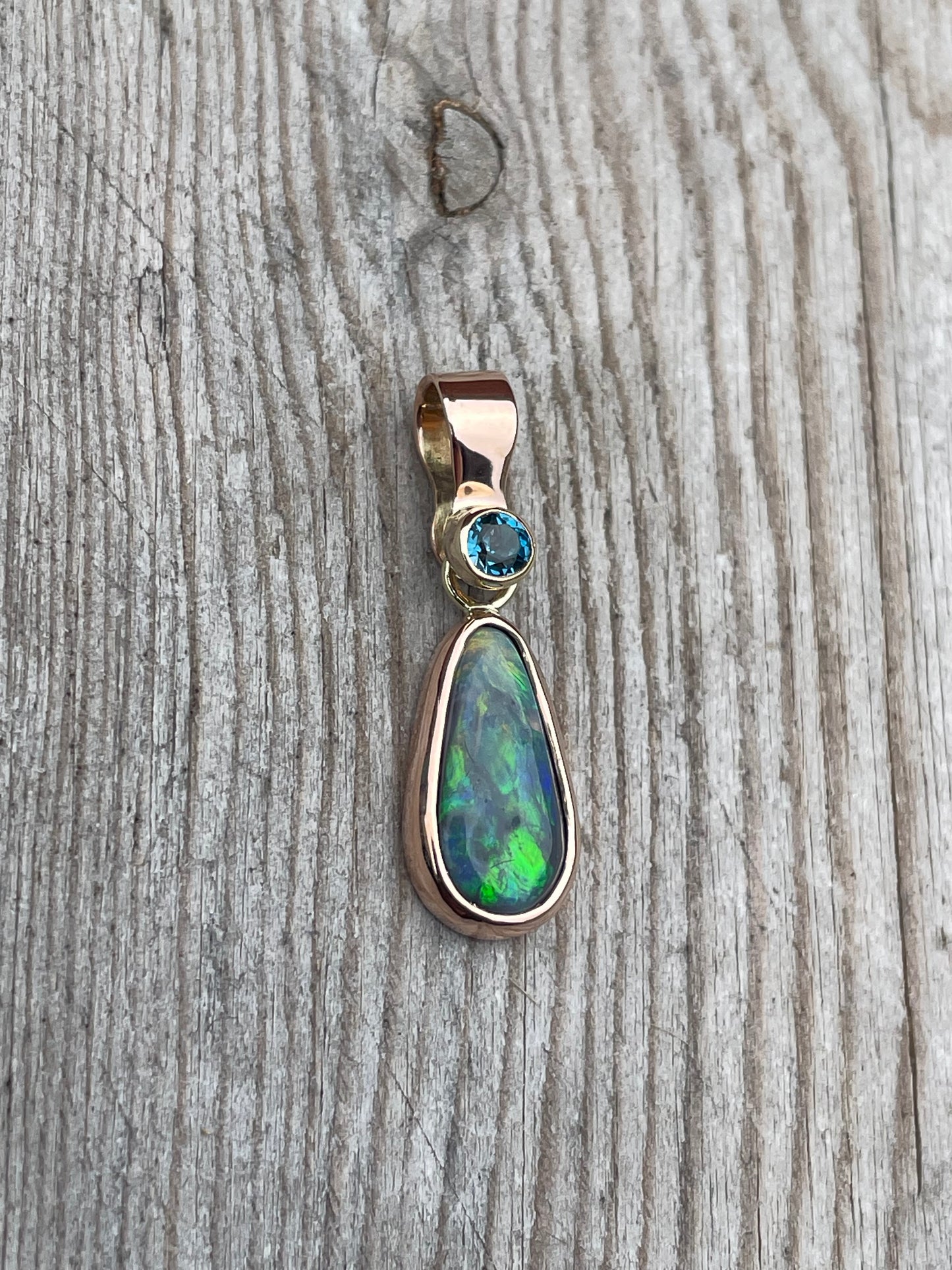 Black Opal Pendant