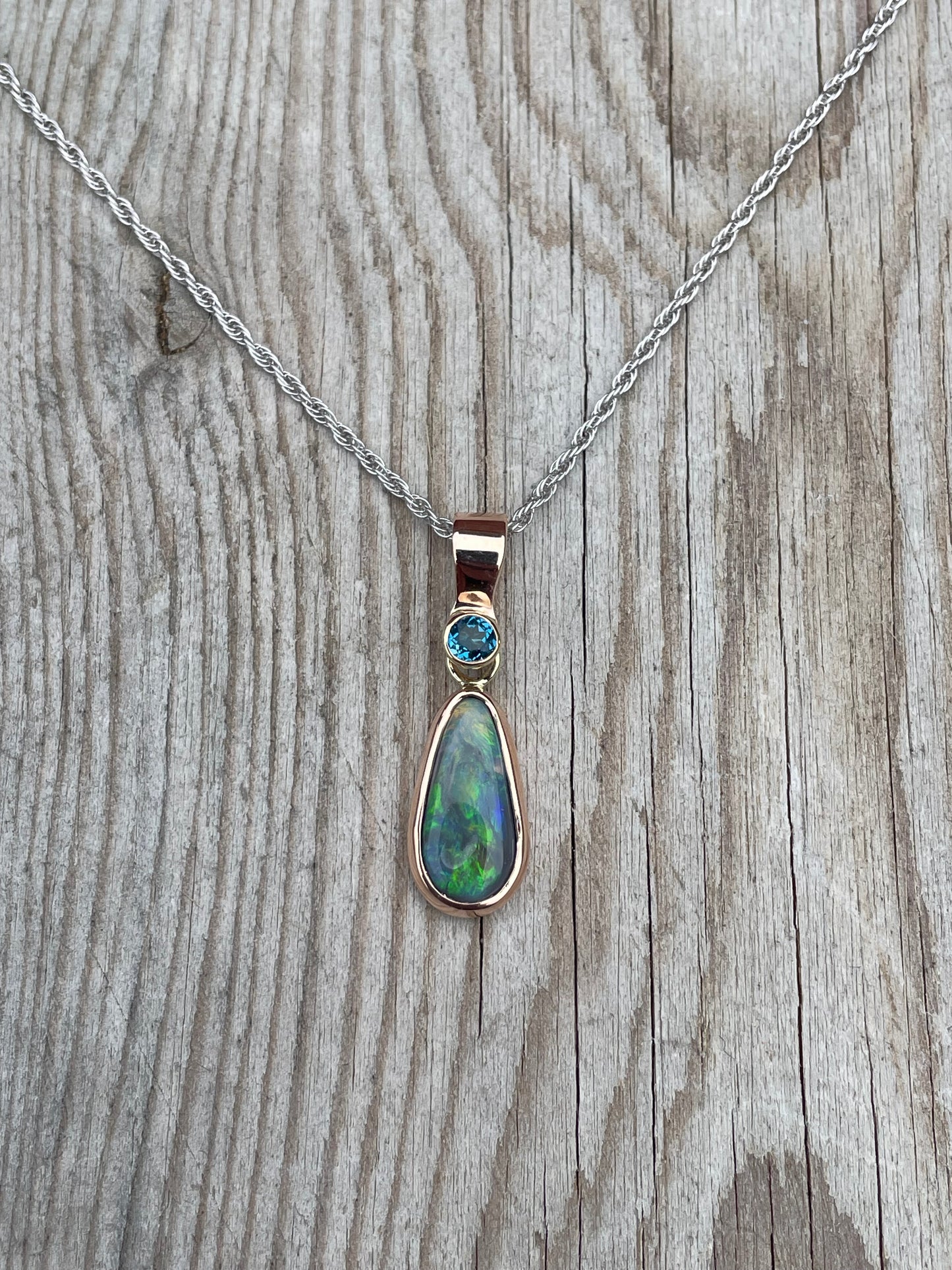 Black Opal Pendant