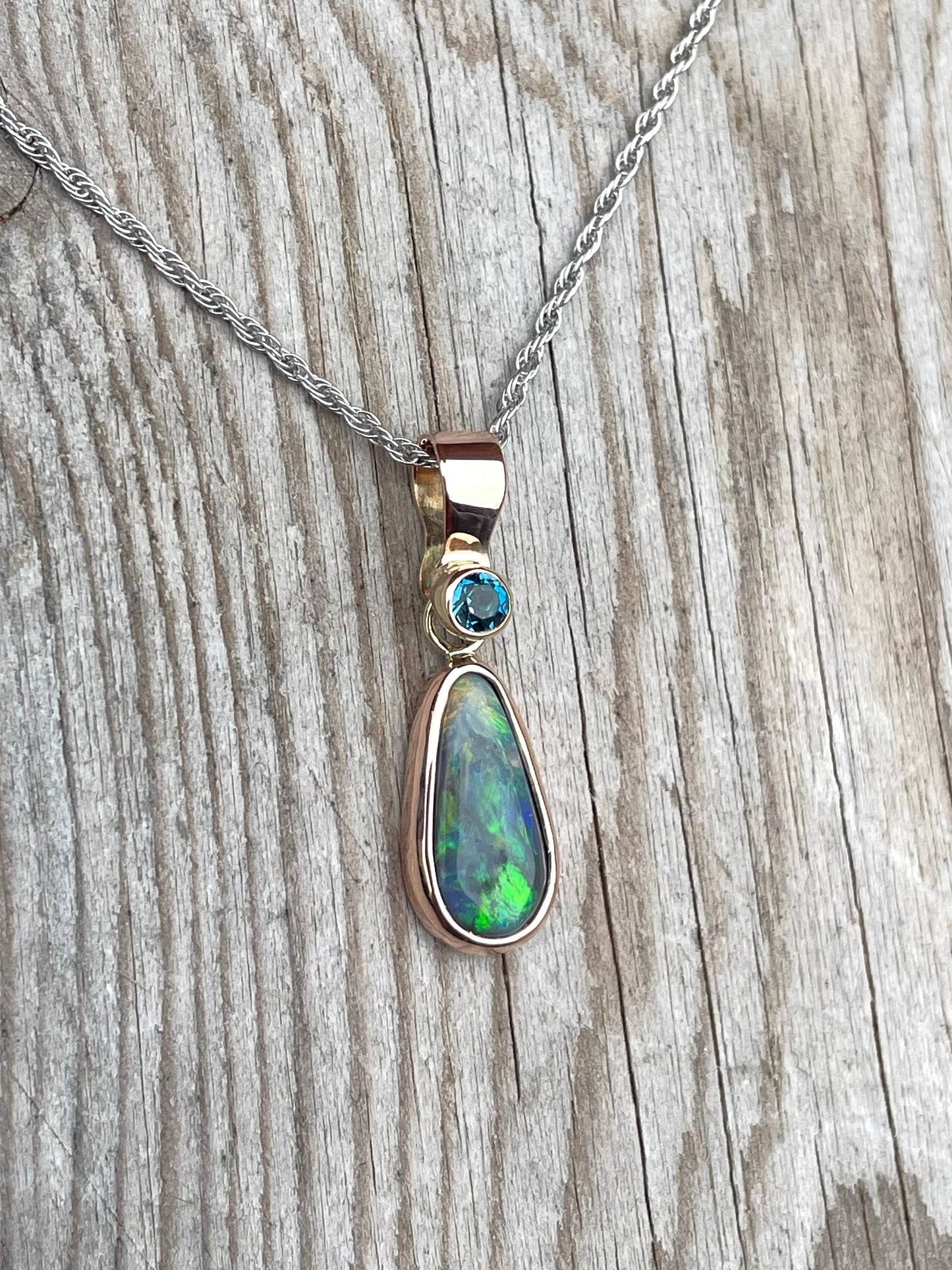 Black Opal Pendant