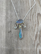 Load image into Gallery viewer, Dark Opal Jellyfish Pendant
