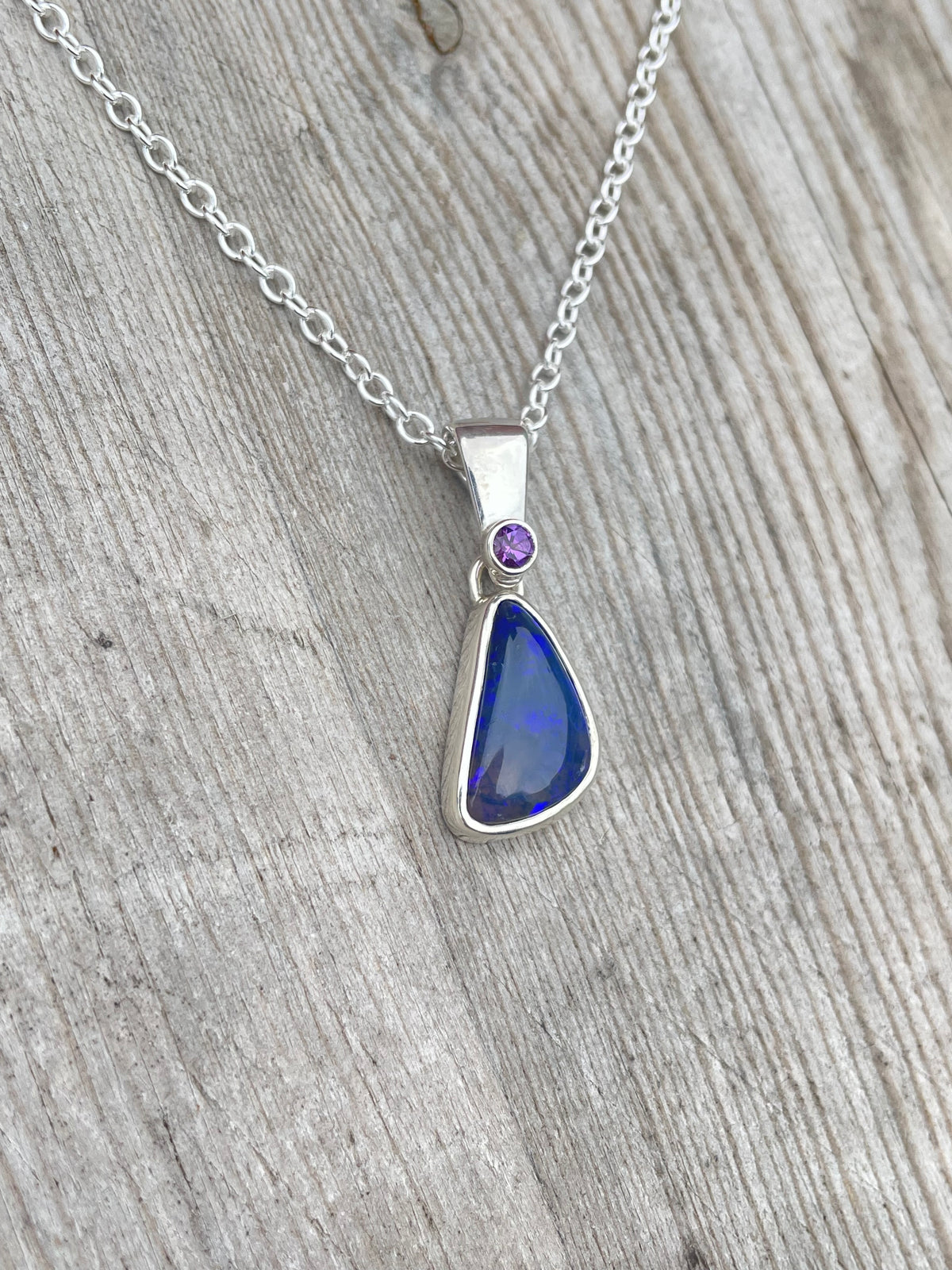 Black Opal Pendant