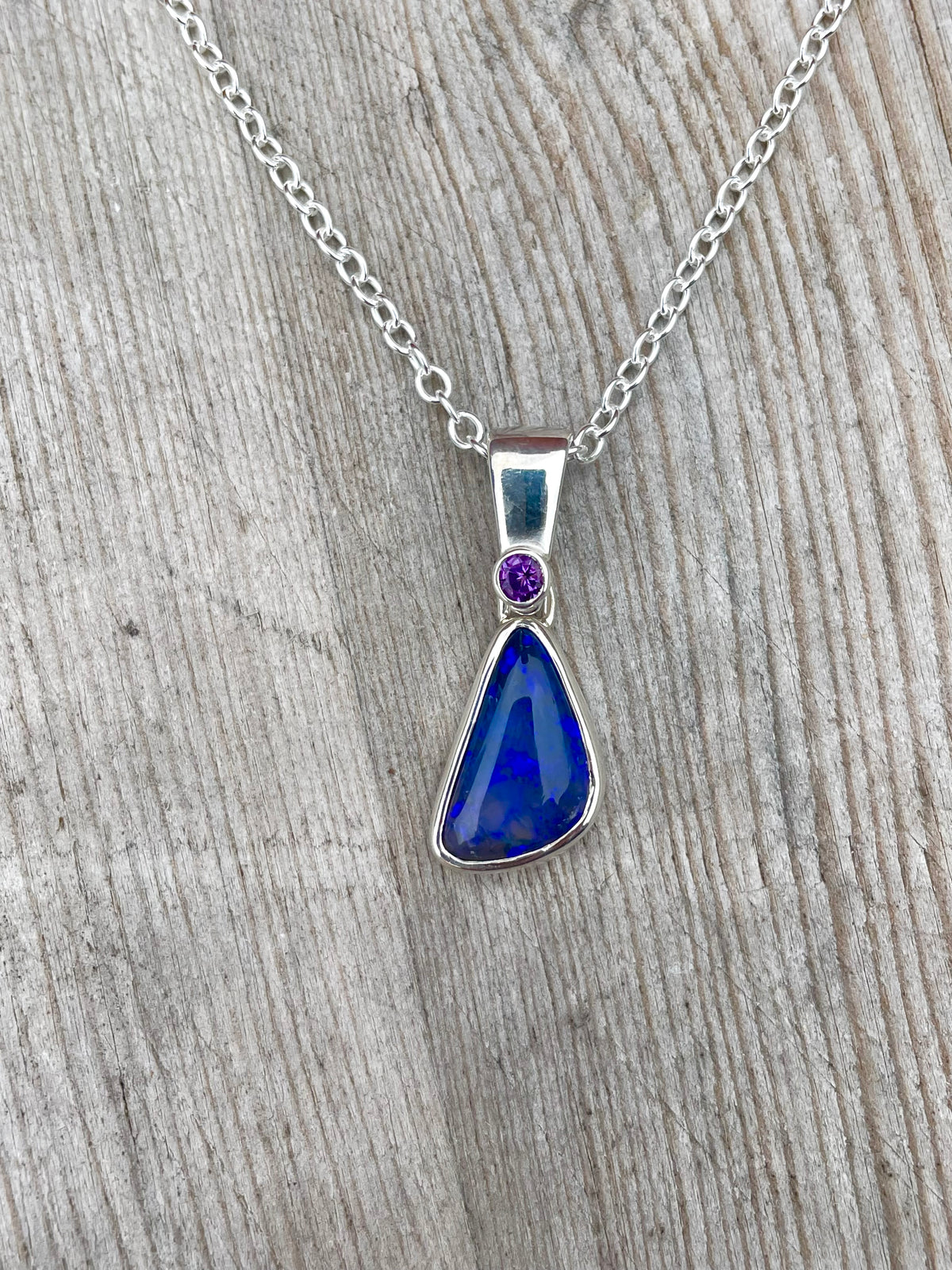 Black Opal Pendant