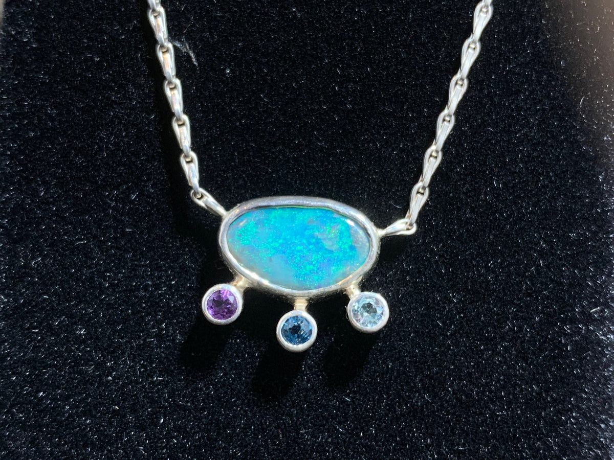Black Opal Necklace