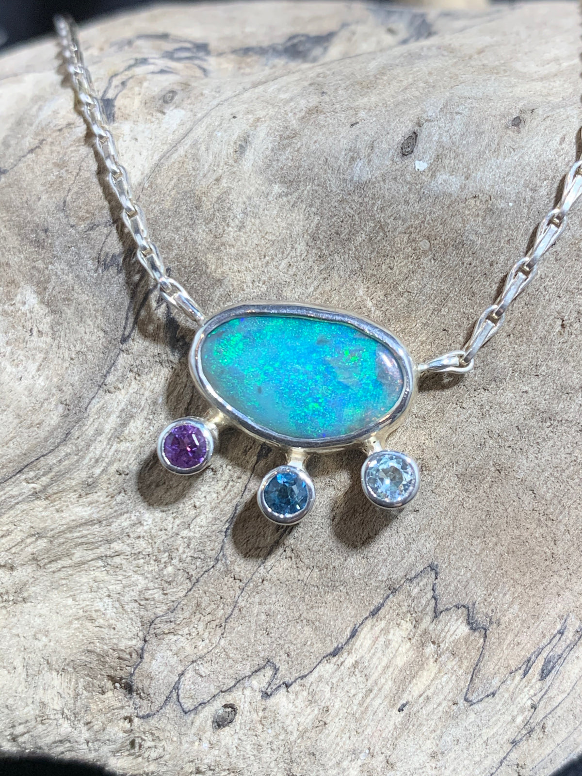 Black Opal Necklace