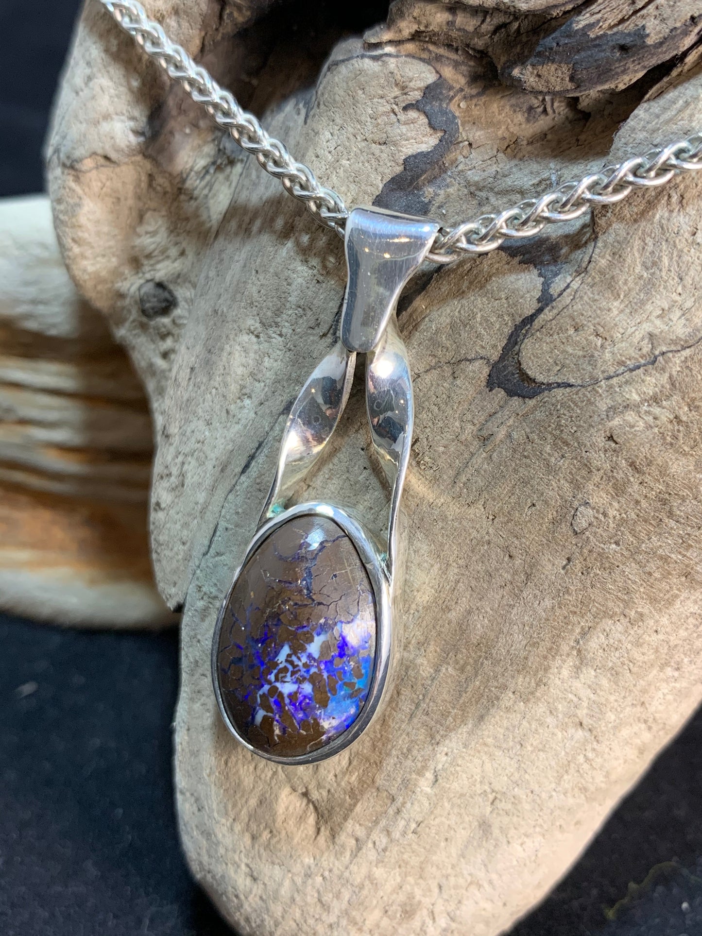 Boulder Opal Pendant