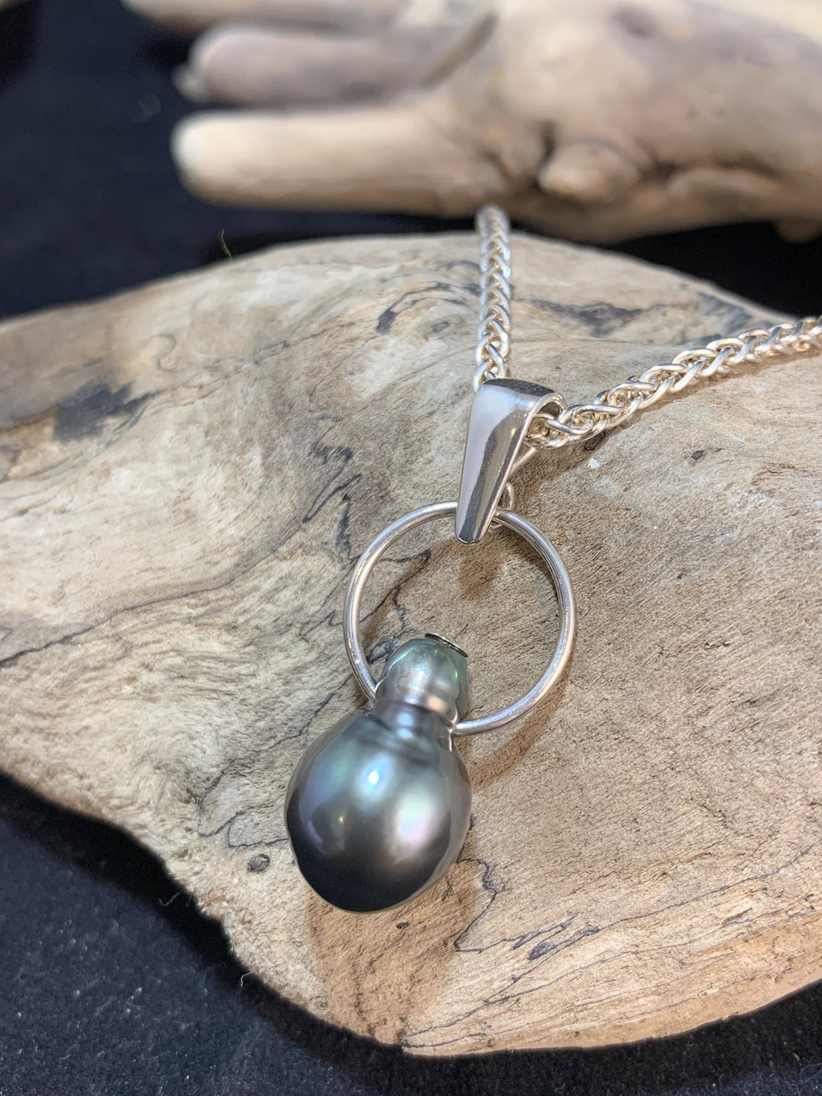 Large Tahitian Pearl Pendant
