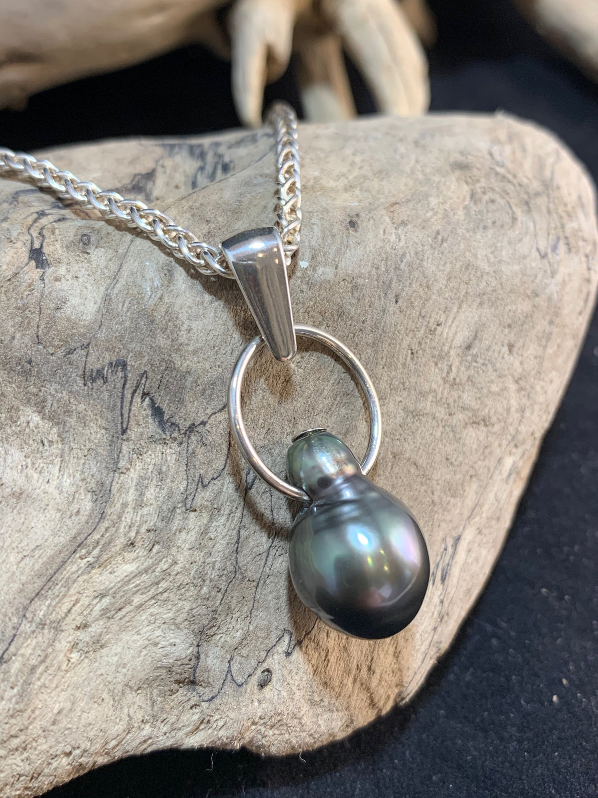 Large Tahitian Pearl Pendant